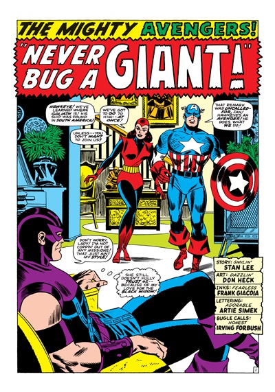 Page #1 from Avengers, The (1963 series) #31