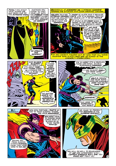 Page #3 from Avengers, The (1963 series) #33