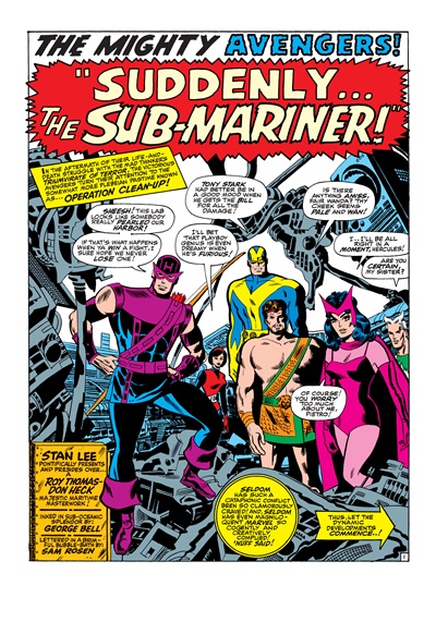 Page #1 from Avengers, The (1963 series) #40