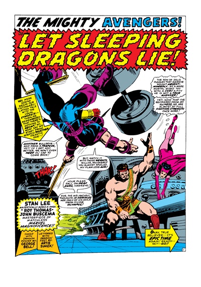 Page #1 from Avengers, The (1963 series) #41