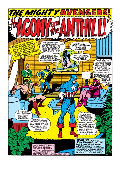 Page #1 from Avengers, The (1963 series) #46