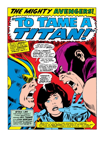 Page #1 from Avengers, The (1963 series) #50
