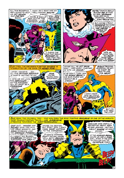Page #2 from Avengers, The (1963 series) #50