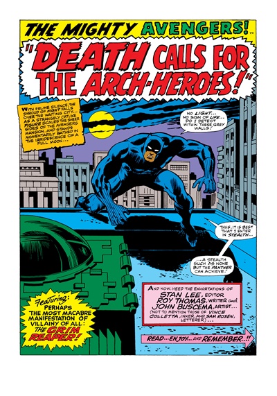 Page #1 from Avengers, The (1963 series) #52