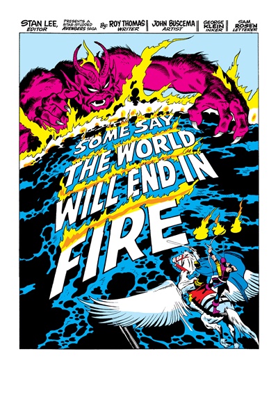 Page #1 from Avengers, The (1963 series) #61