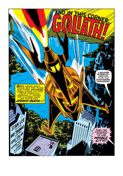 Page #1 from Avengers, The (1963 series) #63