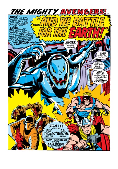 Page #1 from Avengers, The (1963 series) #68