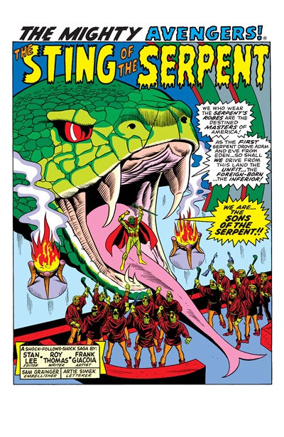 Page #1 from Avengers, The (1963 series) #73