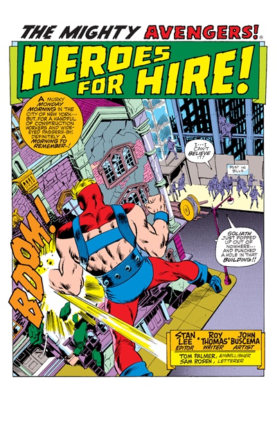 Page #1 from Avengers, The (1963 series) #77