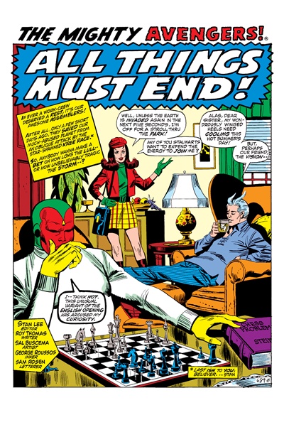 Page #1 from Avengers, The (1963 series) #92