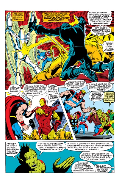 Page #5 from Avengers, The (1963 series) #95
