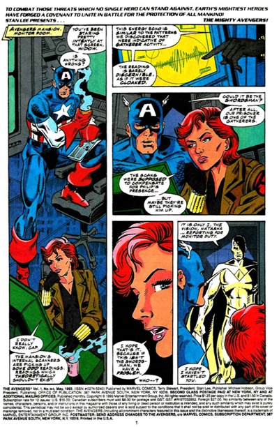 Page #1 from Avengers, The (1963 series) #362