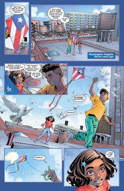 Page #1 from America Chavez: Made In The USA (2021 series) #5