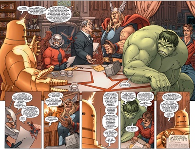 Page #6 from Avengers: Earth