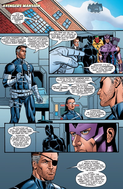 Page #1 from Avengers: Earth
