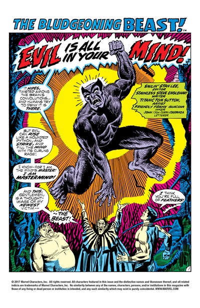Page #1 from Amazing Adventures (1970 series) #13