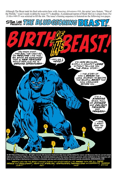 Page #1 from Amazing Adventures (1970 series) #17