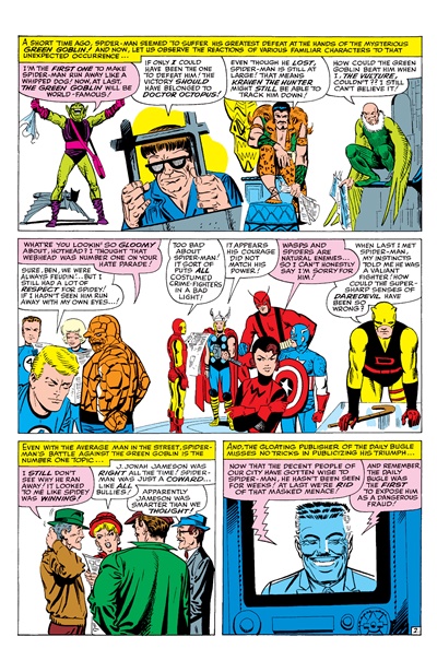Page #2 from Amazing Spider-Man, The (1963 series) #18