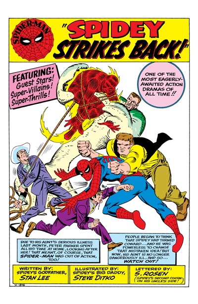 Page #1 from Amazing Spider-Man, The (1963 series) #19