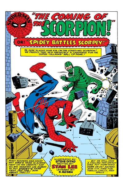 Page #1 from Amazing Spider-Man, The (1963 series) #20
