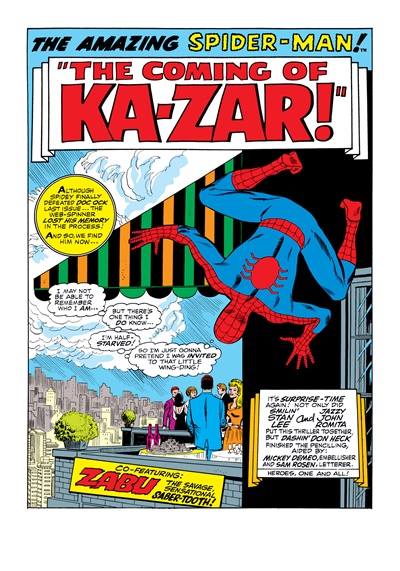 Page #1 from Amazing Spider-Man, The (1963 series) #57