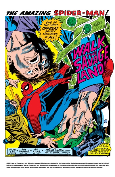 Page #1 from Amazing Spider-Man, The (1963 series) #103