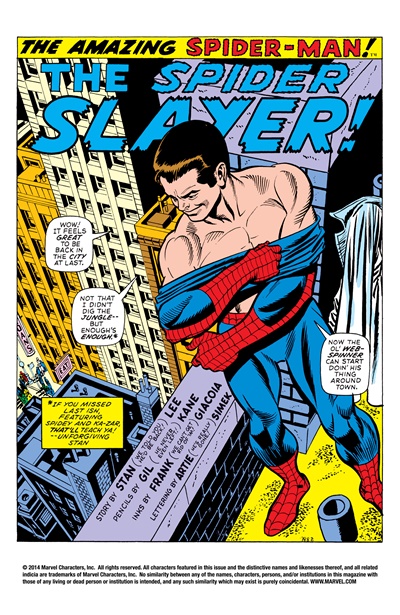 Page #1 from Amazing Spider-Man, The (1963 series) #105