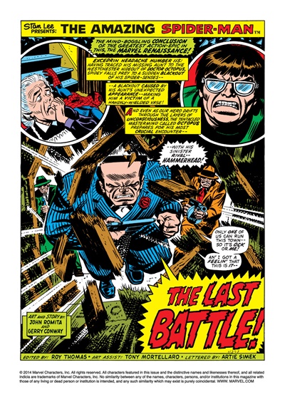 Page #1 from Amazing Spider-Man, The (1963 series) #115