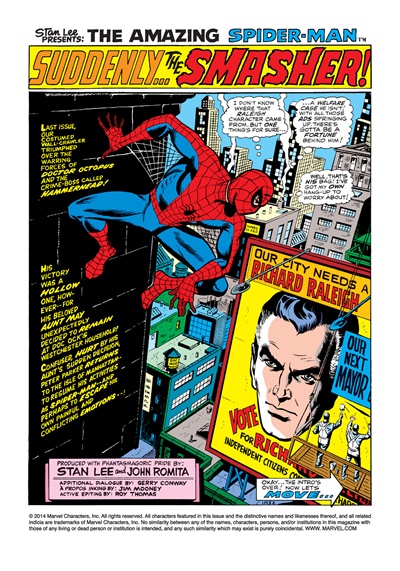 Page #1 from Amazing Spider-Man, The (1963 series) #116