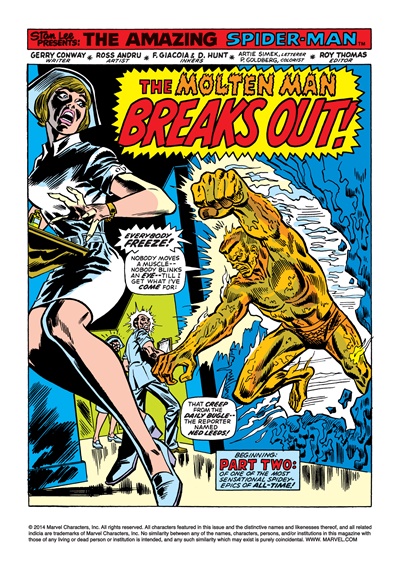 Page #1 from Amazing Spider-Man, The (1963 series) #133