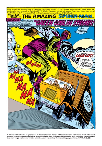 Page #1 from Amazing Spider-Man, The (1963 series) #137