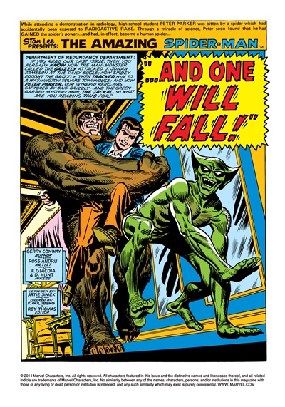 Page #1 from Amazing Spider-Man, The (1963 series) #140