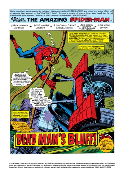 Page #1 from Amazing Spider-Man, The (1963 series) #142