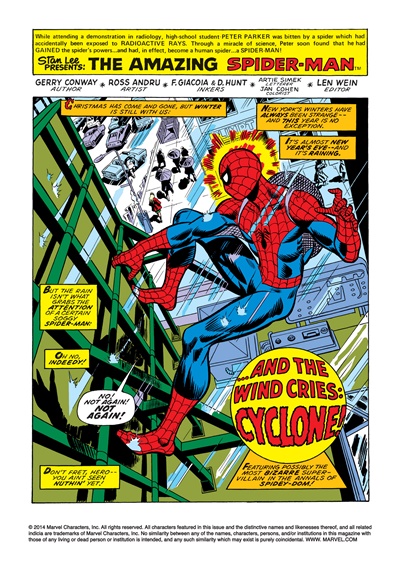 Page #1 from Amazing Spider-Man, The (1963 series) #143