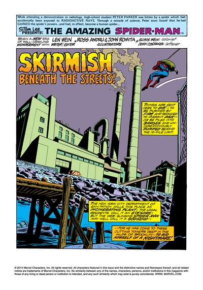 Page #1 from Amazing Spider-Man, The (1963 series) #151