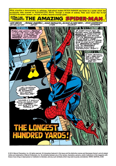 Page #1 from Amazing Spider-Man, The (1963 series) #153