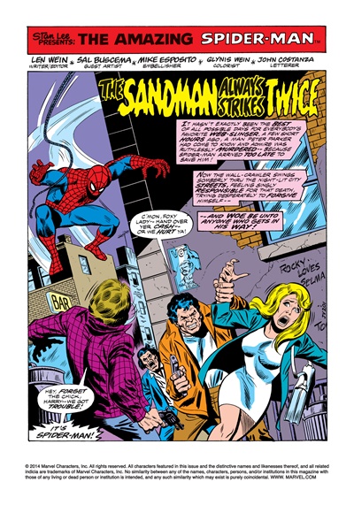 Page #1 from Amazing Spider-Man, The (1963 series) #154