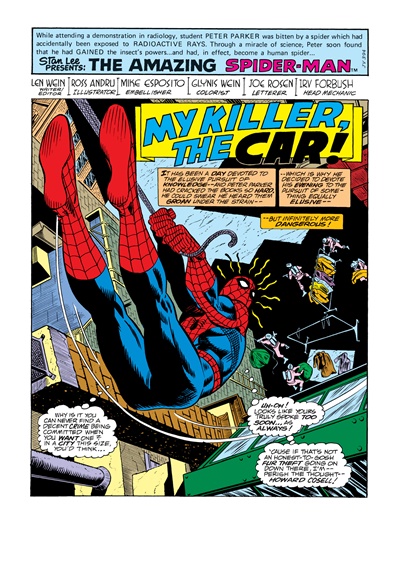 Page #1 from Amazing Spider-Man, The (1963 series) #160
