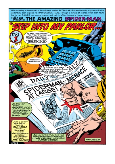 Page #1 from Amazing Spider-Man Annual, The (1964 series) #10