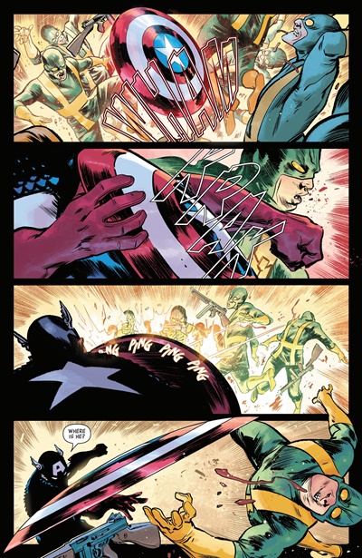 Page #1 from Alien vs. Captain America (2026 series) #1