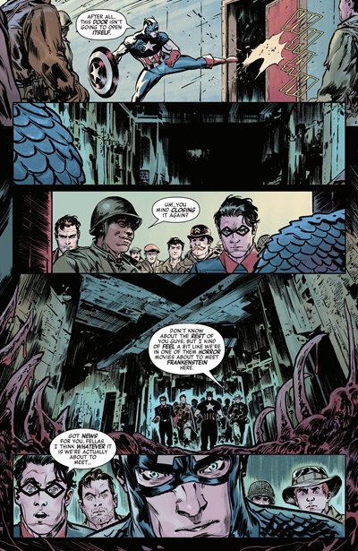 Page #2 from Alien vs. Captain America (2026 series) #2