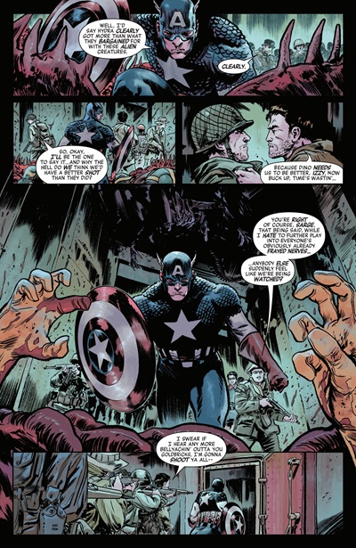 Page #4 from Alien vs. Captain America (2026 series) #2
