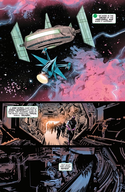 Page #1 from Alien vs. Captain America (2026 series) #3