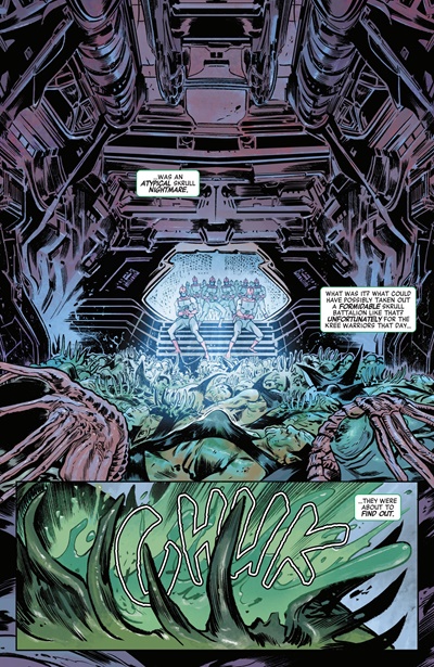Page #2 from Alien vs. Captain America (2026 series) #3