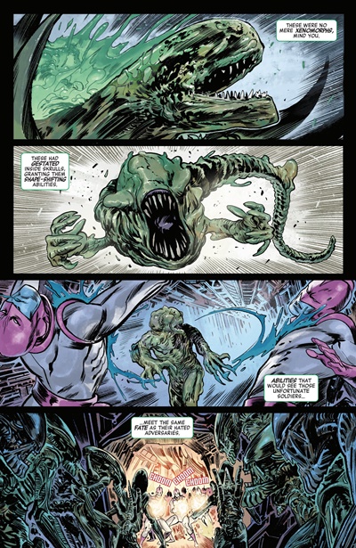 Page #3 from Alien vs. Captain America (2026 series) #3