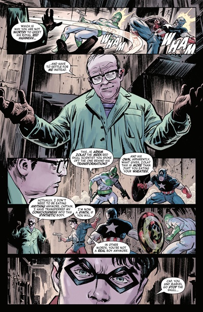 Page #6 from Alien vs. Captain America (2026 series) #4