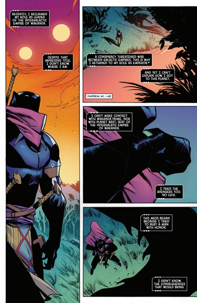 Page #1 from Black Panther: Intergalactic (2026 series) #1