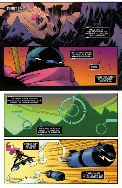 Page #1 from Black Panther: Intergalactic (2026 series) #4