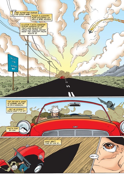 Page #1 from Before the Fantastic Four: Ben Grimm and Logan (2000 series) #1