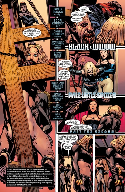 Page #5 from Black Widow: Pale Little Spider (2002 series) #2